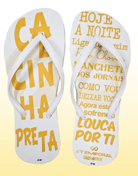 chinelo – amarelo